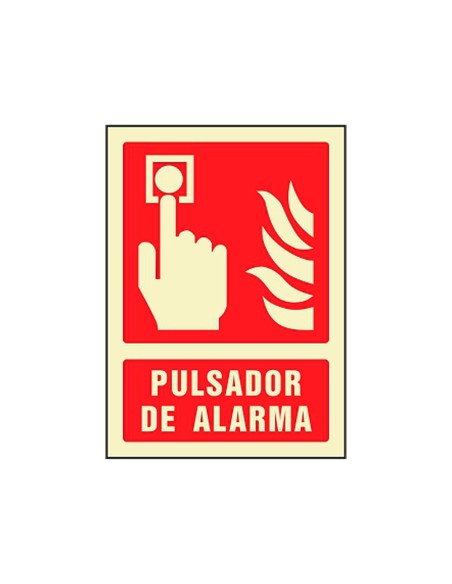 Pictograma syssa señal de pulsador de alarma en...