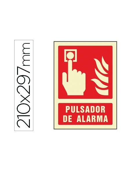 Pictograma syssa señal de pulsador de alarma en...