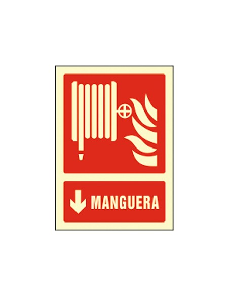 Pictograma syssa señal de manguera en pvc...