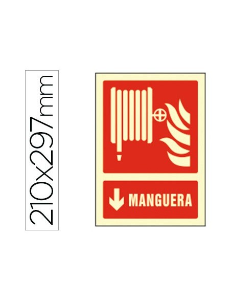 Pictograma syssa señal de manguera en pvc...