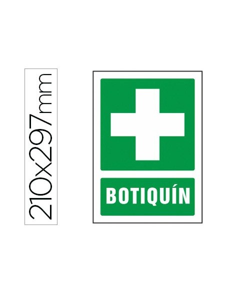 Pictograma syssa señal de botiquin en pvc...
