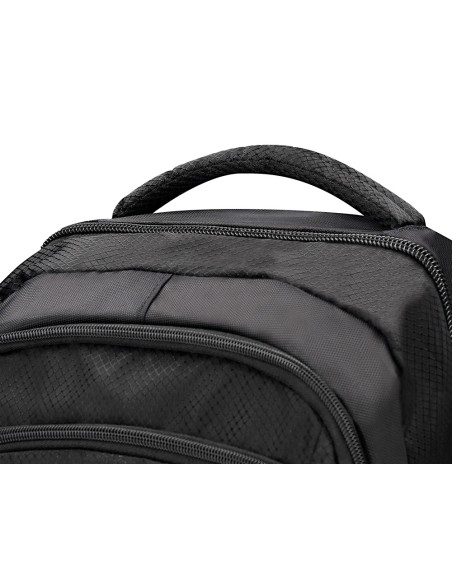 Mochila para portatil q-connect 18\" negra 1 asa 1 bolsillo exterior medidas 330x470x180 mm