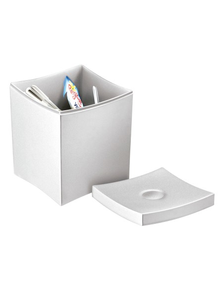 Caja para infusiones cep con tapa desmontable poliestireno 90x90x115 mm