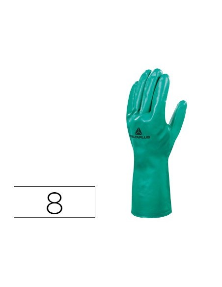 Guantes deltaplus tratado en nitrilo flocado de...