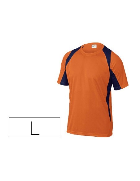 Camiseta deltaplus poliester manga corta cuello...