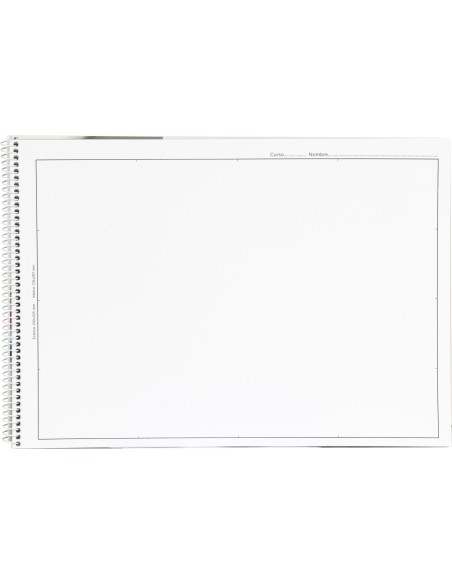 Bloc dibujo liderpapel lineal espiral 230x325mm...