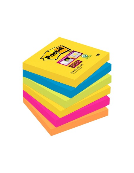 Bloc de notas adhesivas quita y pon post-it...