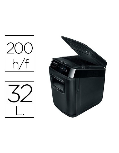 Destructora de documentos fellowes automax 200c...