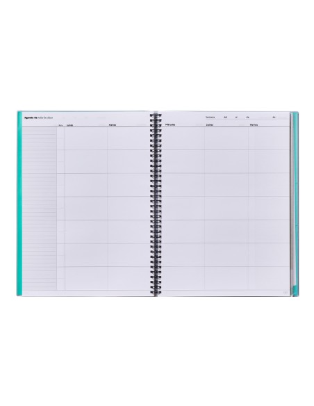 Cuaderno de todas las clases sv additio plan mensual del curso evaluacion continua y programacion semanal 22,5x31cm