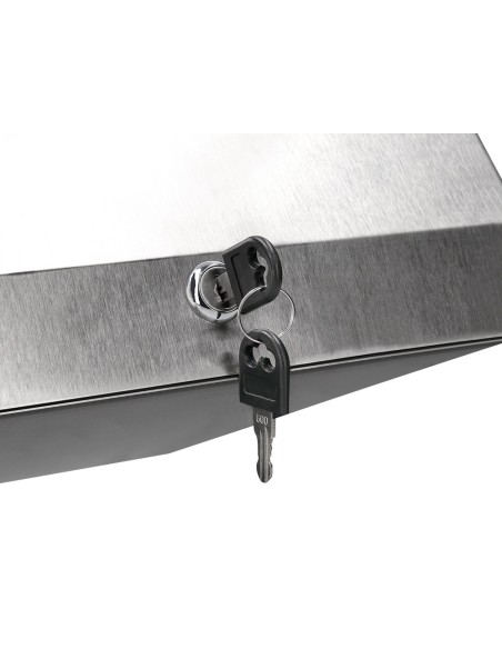 Dispensador q-connect de toallitas de papel acero inoxidable 283x100x365 mm