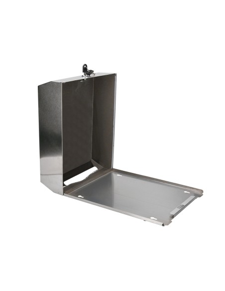 Dispensador q-connect de toallitas de papel acero inoxidable 283x100x365 mm