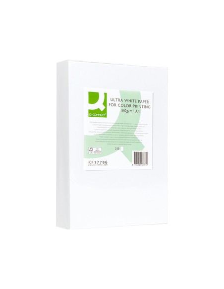 Papel fotocopiadora q-connect ultra white din...