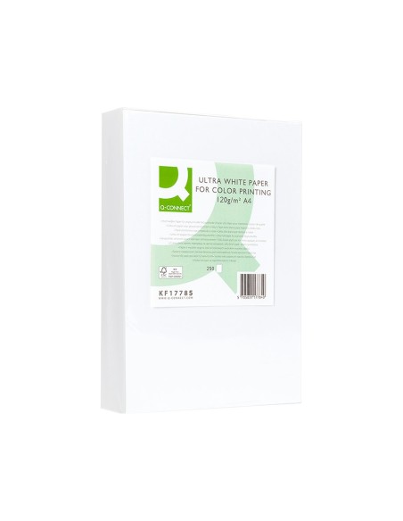 Papel fotocopiadora q-connect ultra white din...