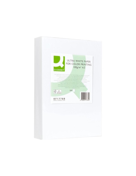 Papel fotocopiadora q-connect ultra white din...