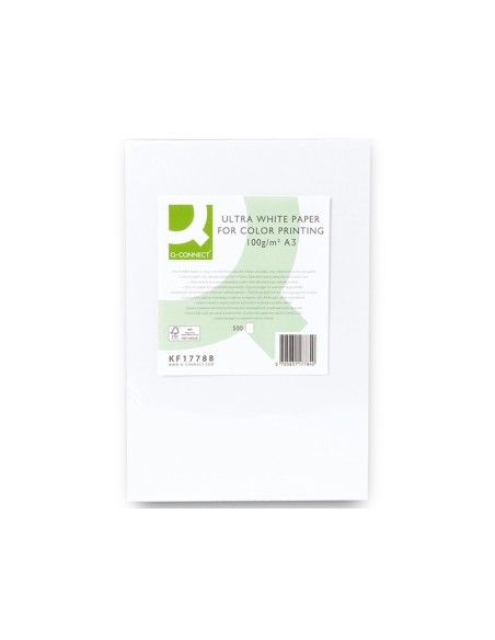 Papel fotocopiadora q-connect ultra white din...