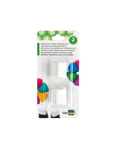 Repuesto goma liderpapel triangular con...