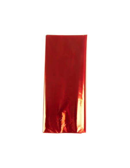 Papel celofan liderpapel 50x70 cm 22g/m2 bolsa de 5 hojas naranja