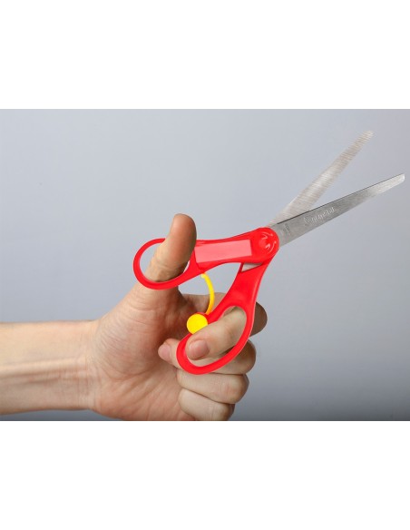 Tijera escolar liderpapel 15 cm con resorte...