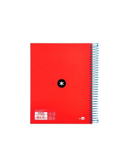 Cuaderno espiral a5 micro antartik tapa...