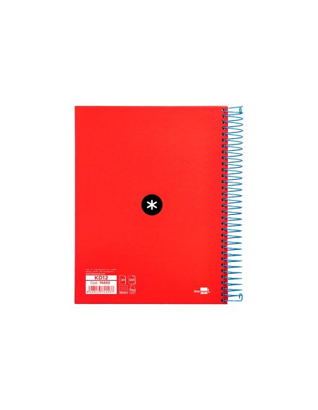 Cuaderno espiral a5 micro antartik tapa forrada...