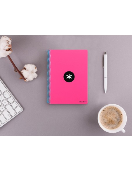Cuaderno espiral liderpapel a5 antartik tapa...
