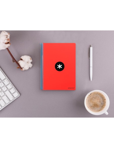 Cuaderno espiral liderpapel a5 antartik tapa...
