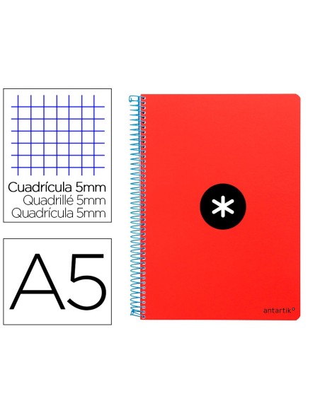 Cuaderno espiral liderpapel a5 antartik tapa...