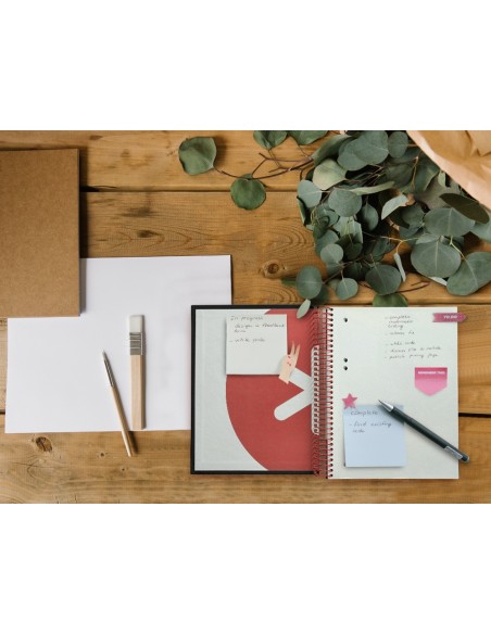 Cuaderno espiral a5 micro antartik tapa forrada...