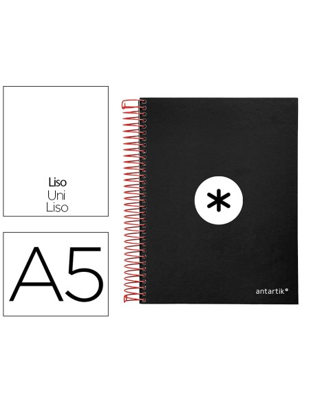 Cuaderno espiral a5 micro antartik tapa forrada...