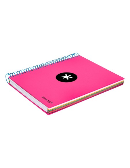 Cuaderno espiral a5 micro antartik tapa forrada...