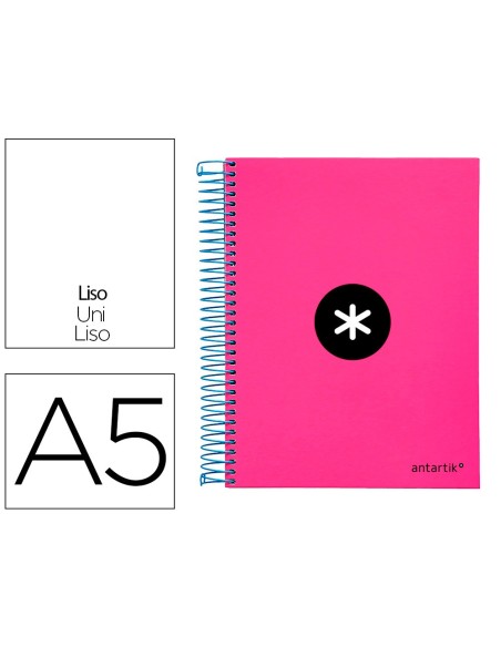 Cuaderno espiral a5 micro antartik tapa forrada...