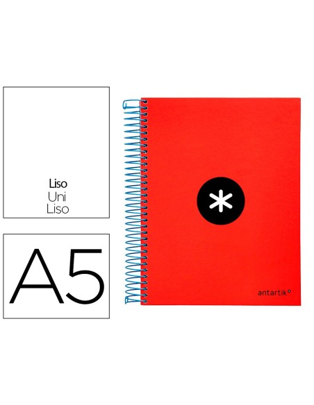 Cuaderno espiral a5 micro antartik tapa forrada...