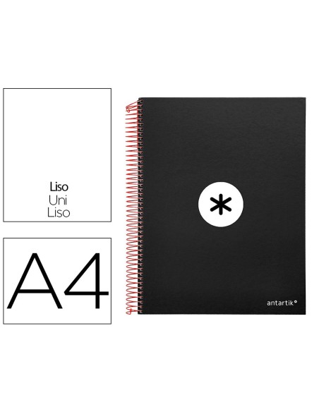 Cuaderno espiral a4 micro antartik tapa forrada...