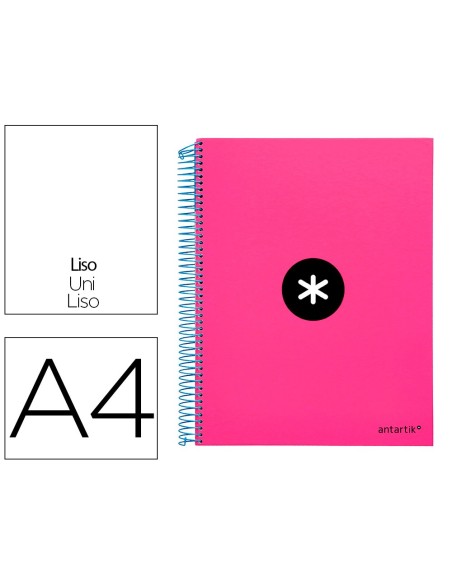 Cuaderno espiral a4 micro antartik tapa forrada...