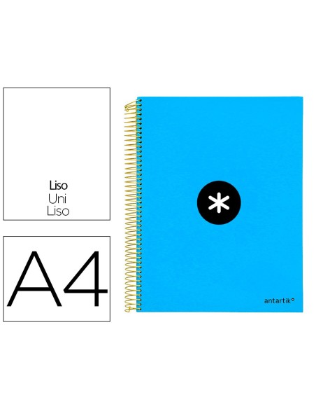Cuaderno espiral a4 micro antartik tapa forrada...