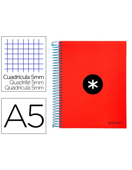 Cuaderno espiral a5 micro antartik tapa...
