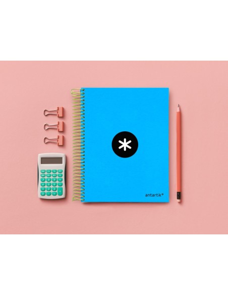 Cuaderno espiral a5 micro antartik tapa...
