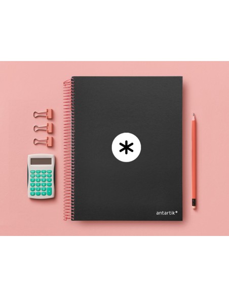 Cuaderno espiral a4 micro antartik tapa forrada...
