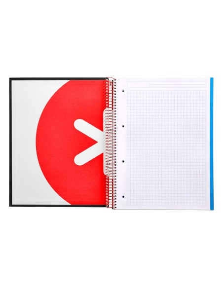 Cuaderno espiral a4 micro antartik tapa forrada...