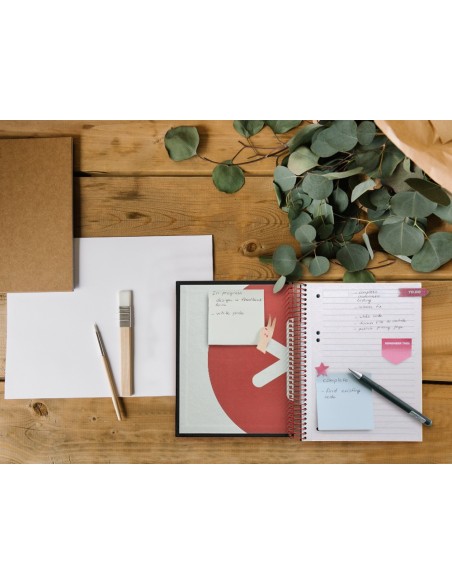Cuaderno espiral a5 micro antartik tapa forrada...