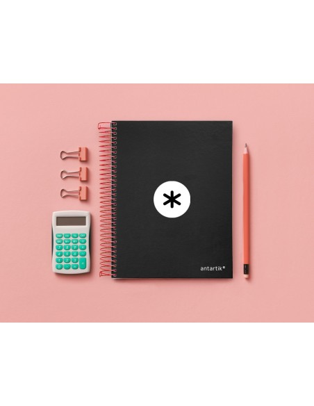 Cuaderno espiral a5 micro antartik tapa forrada...