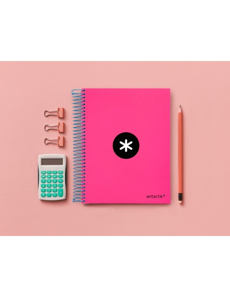 Cuaderno espiral a5 micro antartik tapa forrada...