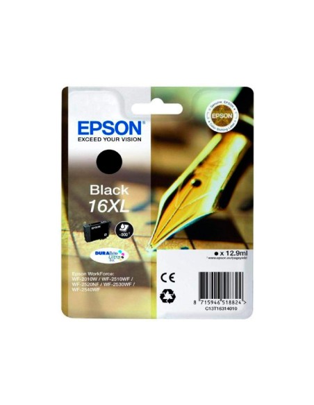 Ink-jet epson 16xl wf2010w wf2510wf wf2520nf wf2530wf wf2540wf negro 500 pag