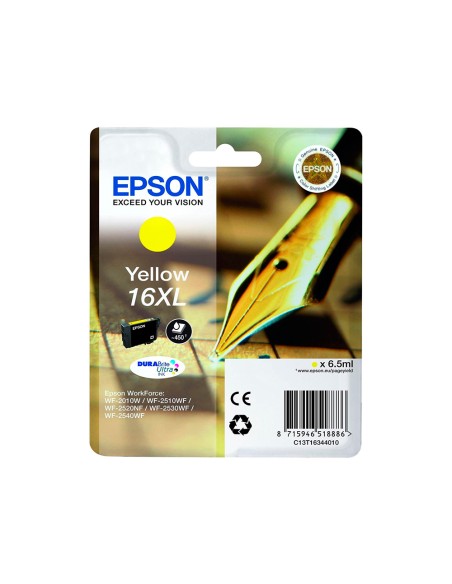 Ink-jet epson 16xl wf2010w wf2510wf wf2520nf wf2530wf wf2540wf amarillo 450 pag