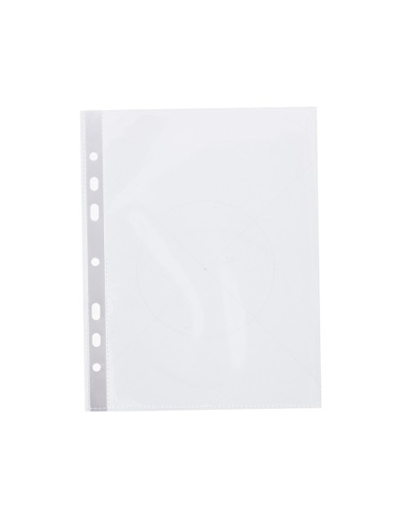 Funda multitaladro q-connect din a5 100 mc cristal 6 taladros