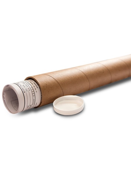 Tubo de carton q-connect portadocumentos tapa...