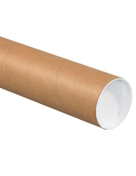 Tubo de carton q-connect portadocumentos tapa plastico 40x430 mm
