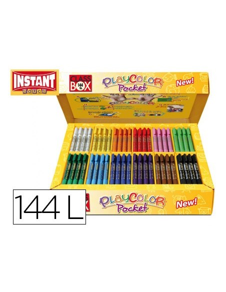 Tempera solida en barra playcolor pocket...