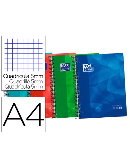 Bloc espiral oxford tapa plastico optik paper...