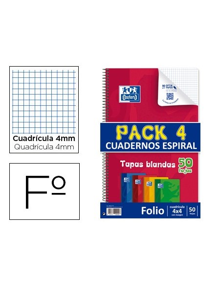 Bloc espiral oxford tapa flexible optik paper...